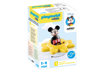 Playmobil - 1.2.3 & Disney: Mickey's Spinning Sun with Rattle Feature