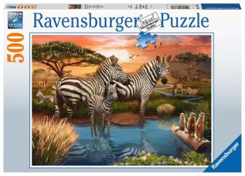 Ravensburger - Zebras In Sunset 500p