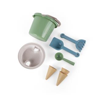 Dantoy - Bucket set w. Ice cream cones - Green