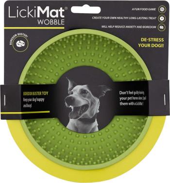 LICKIMAT - Dog Bowl Wobble Green 17X17X8Cm