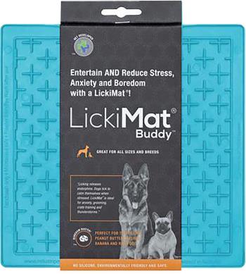 LICKIMAT - Dog lick mat Buddy Light Blue 20X20Cm