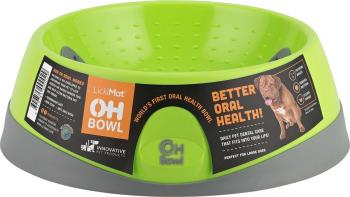 LICKI MAT - Dog Bowl Oral Hygiene Bowl L Green Ø27X9Cm