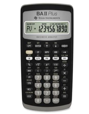 Texas Instruments - BAll Plus Financial Calculator UK Manual