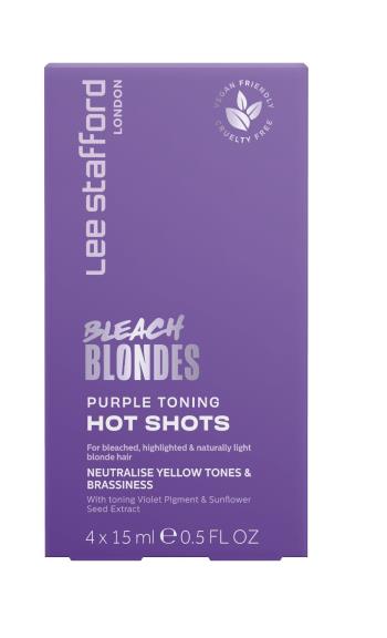 Lee Stafford - Bleach Blondes Purple Toning Hot Shots 4 x 15 ml