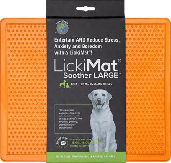 LICKI MAT - Dog Bowl Soother Xl Orange 30,5X25,5Cm