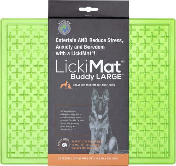 LICKI MAT - Dog Bowl Buddy Xl Green 30,5X25,5Cm