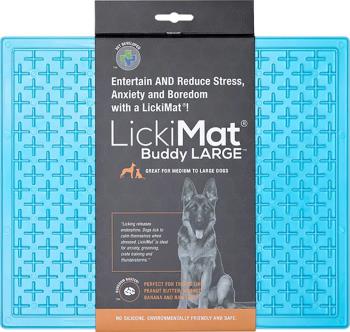 LICKI MAT - Dog Bowl Buddy Xl Light Blue 30,5X25,5Cm
