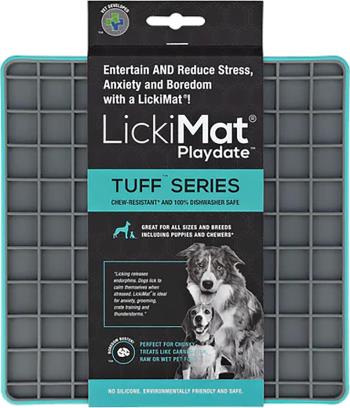 LICKIMAT - Dog Bowl lick mat Tuff Light Blue20Cm