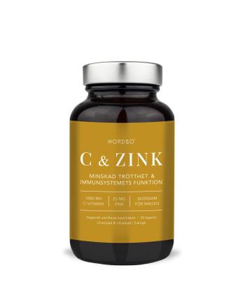 NORDBO - C-vitamin & Zink Vegan 50 Capsules