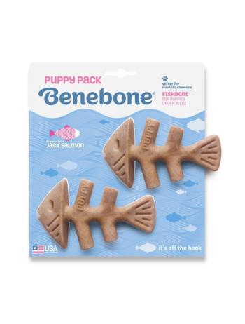 Benebone - Fishbone Puppy 2-Pack Mini 12cm