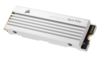 CORSAIR MP600 PRO LPX PCIe Gen4 x4 NVMe M.2 SSD - 4TB - White