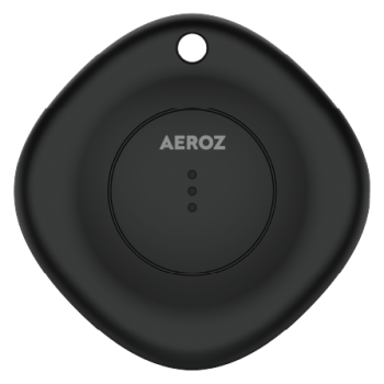 Aeroz TAG-1000  Black (1-pack) Key finder for use with iPhone - Works with Apple Find My app