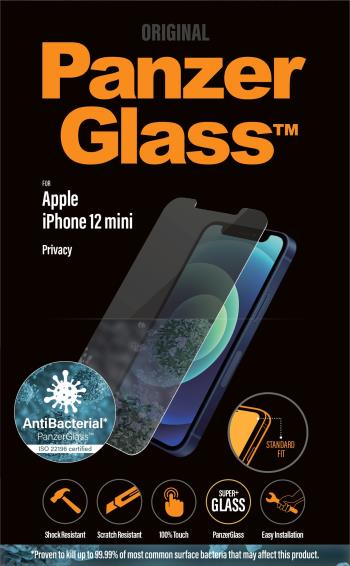 PanzerGlass - Privacy Screen Protector Apple iPhone 12 Mini - Standard Fit
