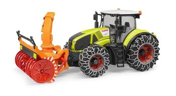 Bruder - Claas Axion 950 with Snow Chains and Snow Blower