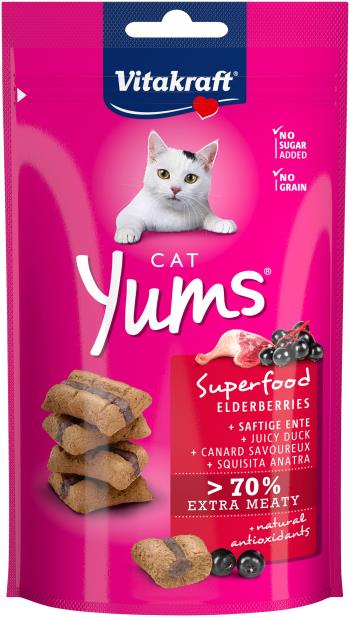 Vitakraft - Cat Yums® superfood with Duck and Elderberry