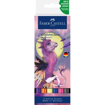 Faber-Castell - Goldfaber Aqua Dual Marker Fantasy 6x