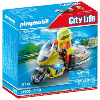 Playmobil - Emergency doctor motorbike with flashing light