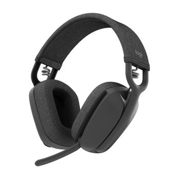 Logitech - Zone Vibe 100 Lightweight Wireless Over Ear Headphones - Noise Canceling Microphone - GRAPHITE
