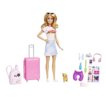 Barbie -Travel Set With Puppy
