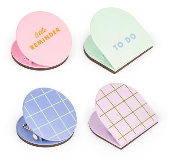 Kikkerland - Inkerie Magnetic Clips - Set of 4 - 4 cm x 4 cm x 2.75 cm