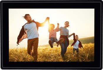 Rollei - Smarter picture frame - 10 Diagonal - WIFI - App Control - Model 100 - 10.1 inches - black and white