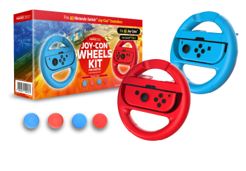 Maxx Tech  - Joy-Con Wheels & Grip Kit for Nintendo Switch 2/1