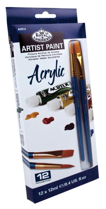 Royal & Langnickel - Acrylic 12 Color Pack w/ Brushes