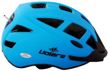 Volare - Bicycle Helmet - Blue w/LED 54-58 cm
