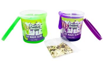 Doctor Squish -  DIY Magic Slime Double Set Green and Purple