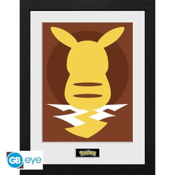 POKEMON - Framed print Pikachu Silhouette 25 (30x40)