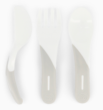 Twistshake - Learn Cutlery 6+m White