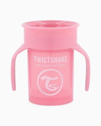 Twistshake - 360 Cup 6+m Pastel Pink