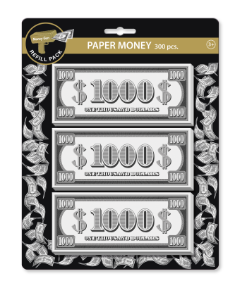 Pocket Money - Paper Money 300 pcs