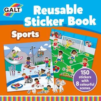 Galt - Reusable Sticker Book - Sports