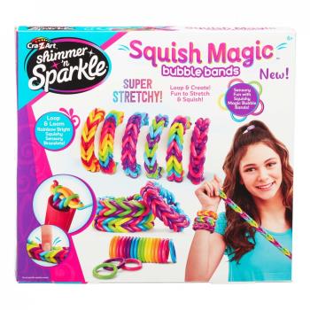 SHIMMER N SPARKLE - SQUISH MAGIC BUBBLE BANDS