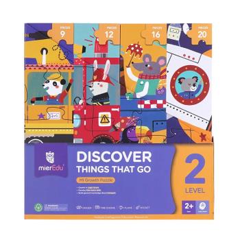mierEdu - Puzzle 9-12-16-20 pcs - Level 2 - Discover Things That Go