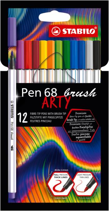 Stabilo - Pen 68 brush Arty (12 pcs)