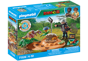 Playmobil - Stegosaurus nest with egg thief