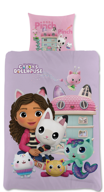 Bed Linen - Junior Size -  Gabby's Dollhouse (GD80002 )