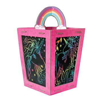 BOX CANDIY - Scratch Art Lantern - Totally Twilight Unicorns