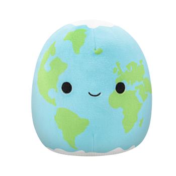 Squishmallows - Squeaky Plush Dog Toy 18cm Planets - Roman The Earth