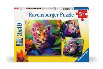 Ravensburger - Puzzle Jungle Babies 3x49p