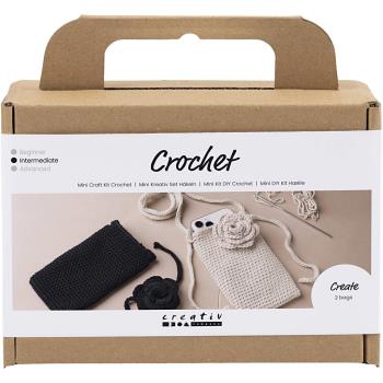 Mini Craft Kit - Crochet - Bag With Rose