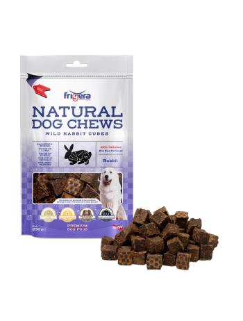 Frigera - Natural Dog Chews Rabbit cubes 250gr