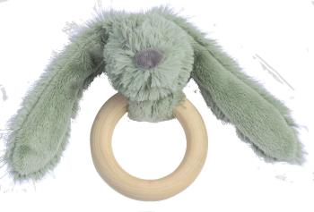 Happy Horse - Rabbit Richie Wooden Teething Ring - 12 cm - Green