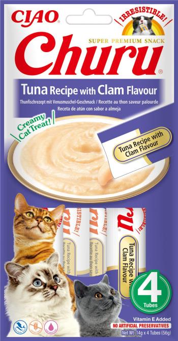 CHURU - Tuna With clam Flavour 4pcs