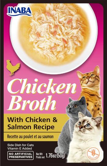 CHURU - Chicken Broth With Chicken & Salmon 40G