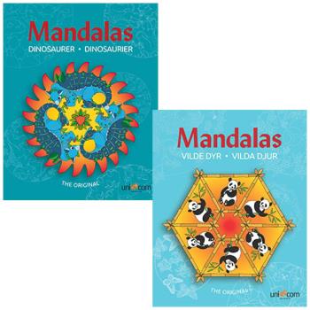 Mandalas - Twin Pack - Wild Animals & Dinosaurs