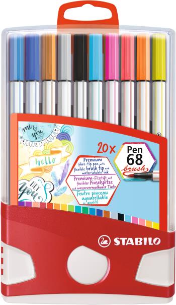 Stabilo - Pen 68 Brush Color Parade