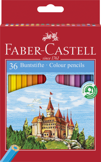 Faber-Castell - Colour pencil Castle (36 pcs)